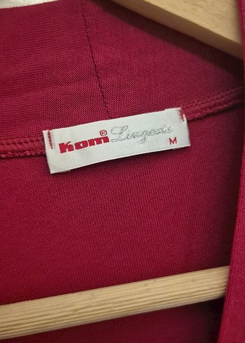 Bordo Kadın Uzun Bohem Sabahlık - Görsel 4