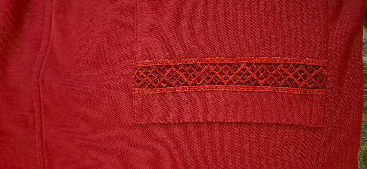 Bordo Kadın Uzun Bohem Sabahlık - Görsel 3