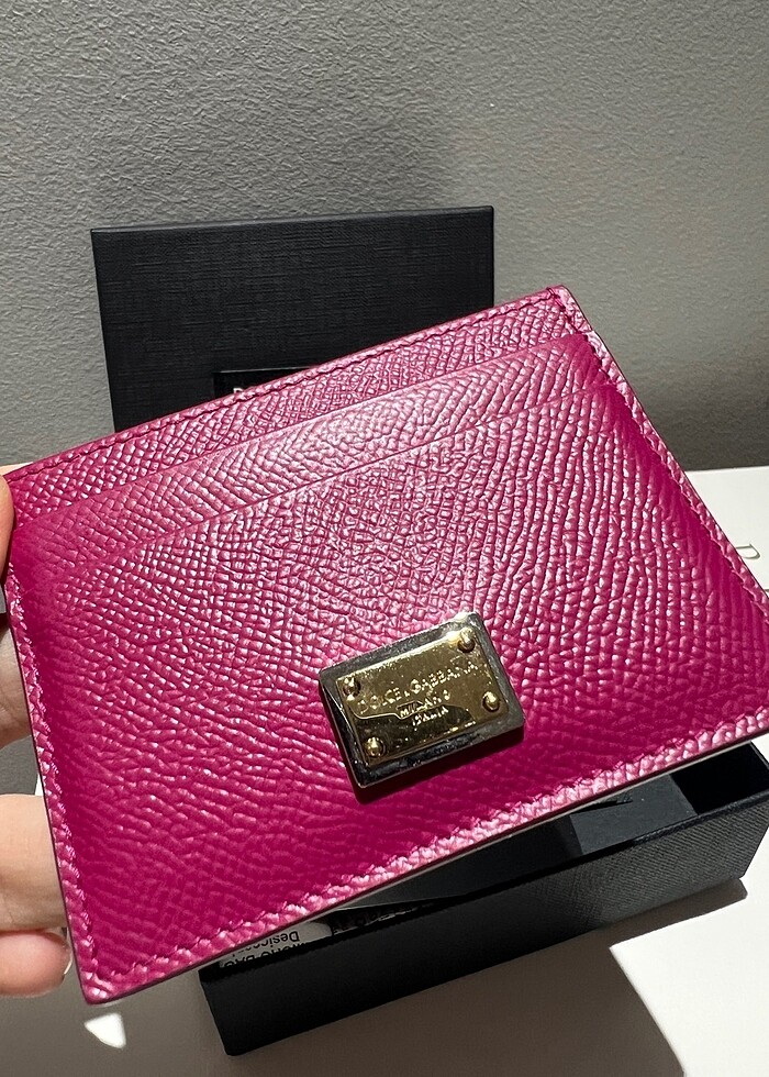 Dolce and gabbana fuşya kartlık - Görsel 3