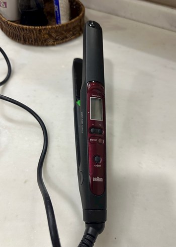 Bordo Braun Saç Düzleştirici Dijital Ekranlı - Görsel 5