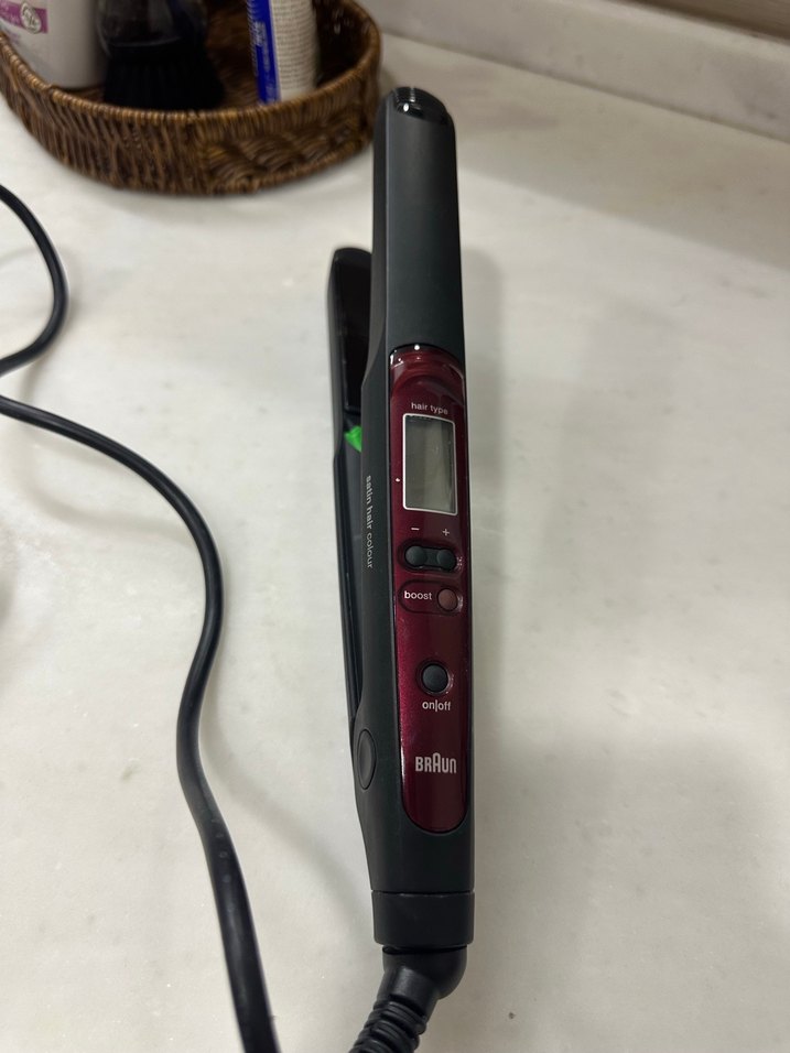 Bordo Braun Saç Düzleştirici Dijital Ekranlı - Görsel 5