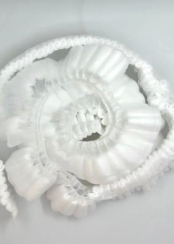 Yeni Nesil Beyaz Sedye Örtüsü 80x240 cm - Görsel 2