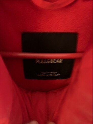 Pull and Bear pull and bear kirmizi mont