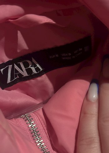 zara pembe kisa mont - Görsel 2
