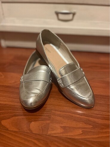 Pull & Bear Lame Loafer Ayakkabı
