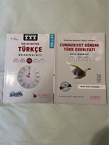 Limit yayınları Edebiyat ve TYT Türkçe
