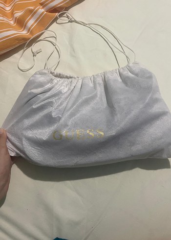 Guess Guess Baskılı Kahverengi Kadın Omuz Çantası