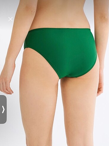 Penti Penti yeşil bikini altı