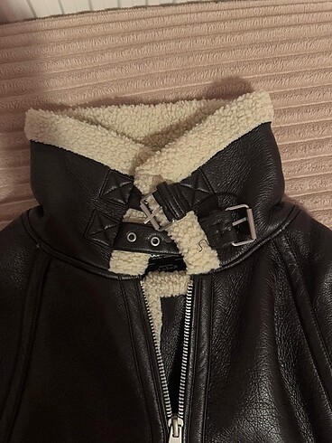 s Beden kahverengi Renk Pull&Bear Deri Ceket