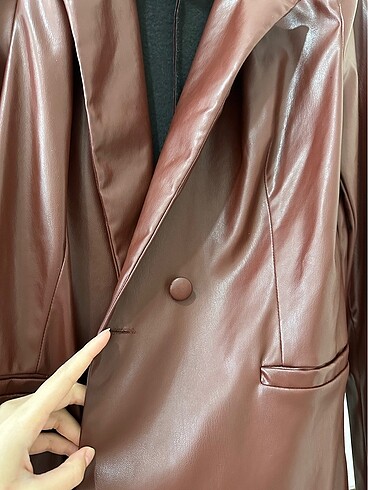 Trendyol & Milla deri blazer