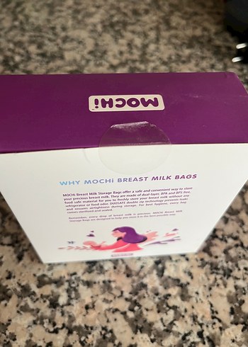 Beden Mochi Beyaz Anne Sütü Saklama Poşeti