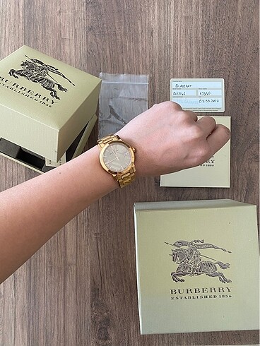 BURBERRY KADIN SAAT rose gold orijinal