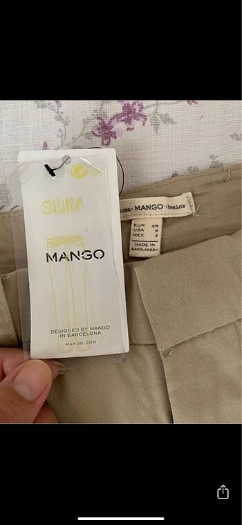 36 Beden Etiketli Mango pantolon