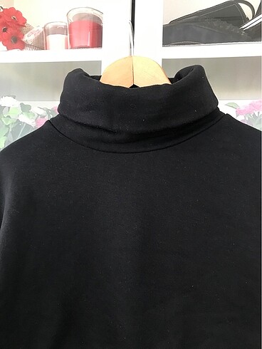 Zara Zara Crop Siyah Sweat S
