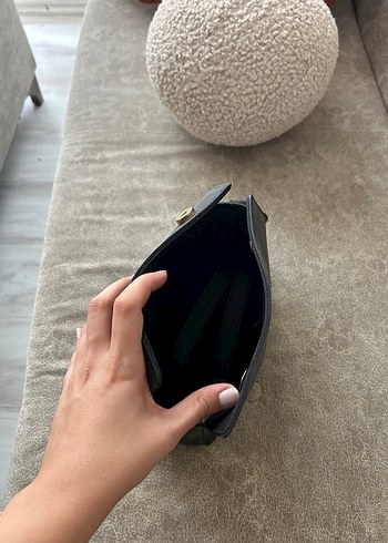 Koton Siyah Deri Tokalı Kadın Çanta - Görsel 3