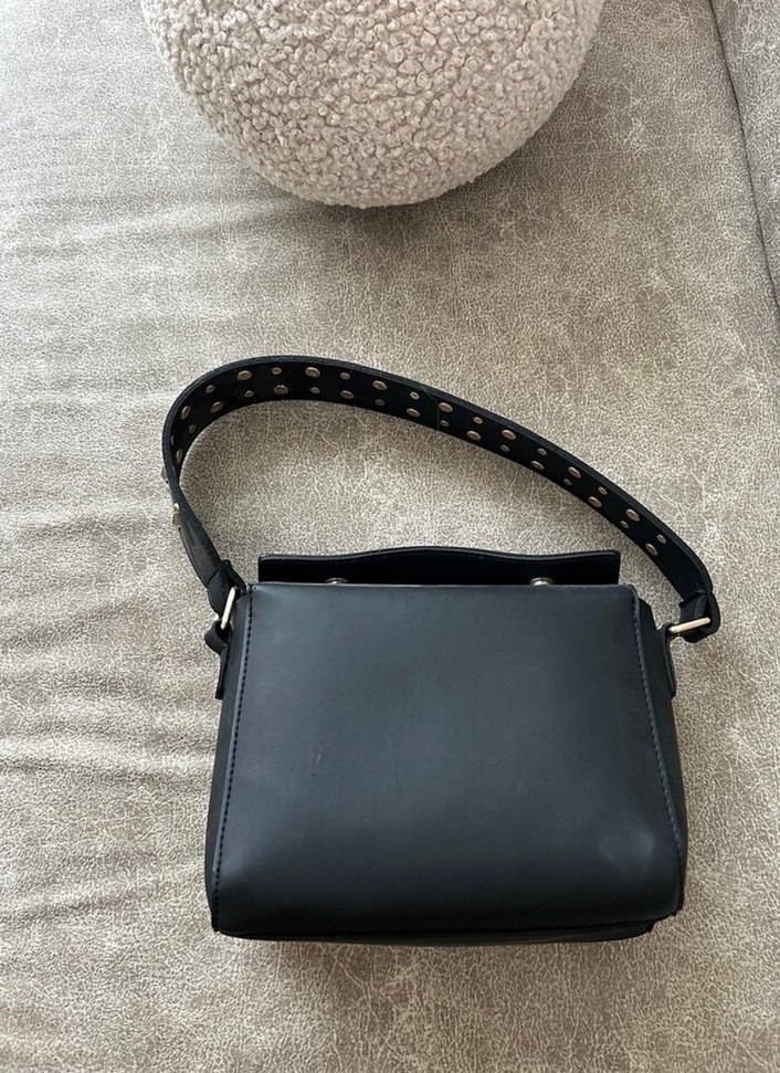 Koton Siyah Deri Tokalı Kadın Çanta - Görsel 2