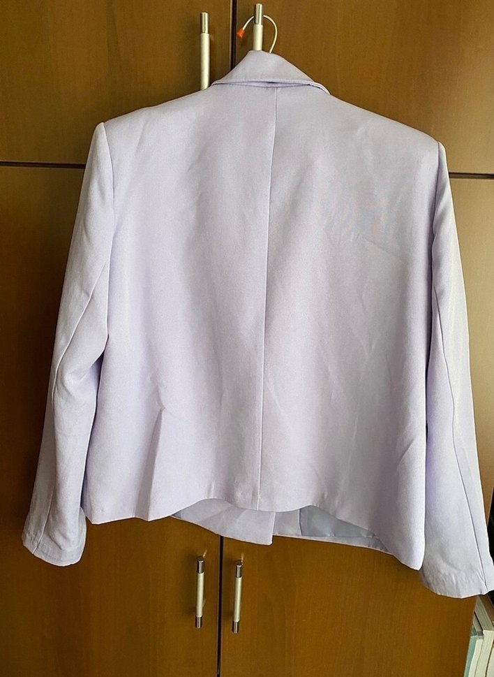 Lila Mini Kadın Blazer Ceket - Görsel 4