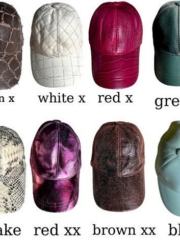 Spor beyaz deri şapka - Görsel 4