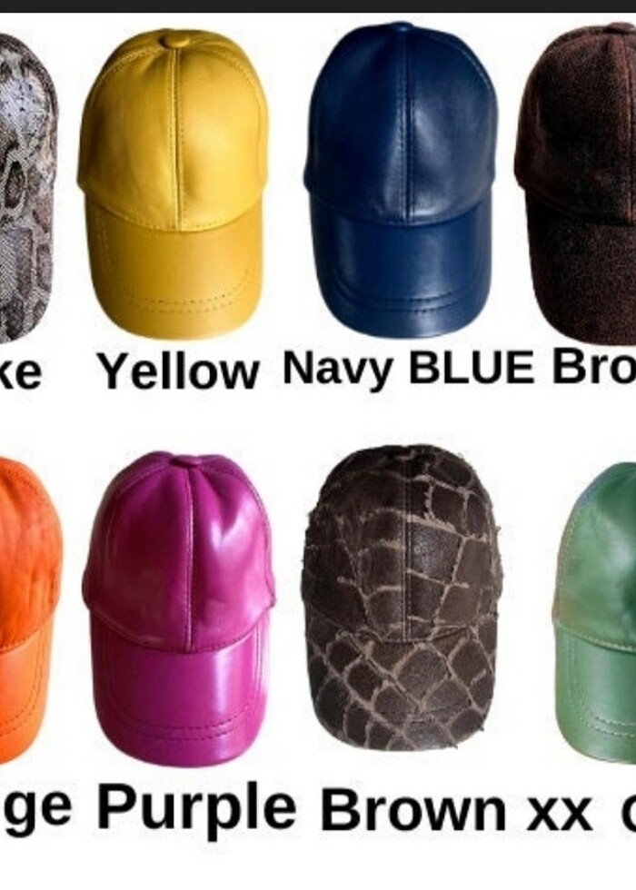 Spor deri şapka çiçek deaenli - Görsel 3