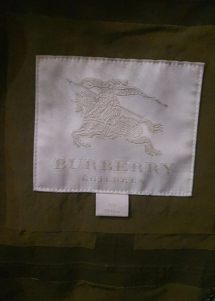 Burberry çocuk mevsimlik trençkot  - Görsel 3