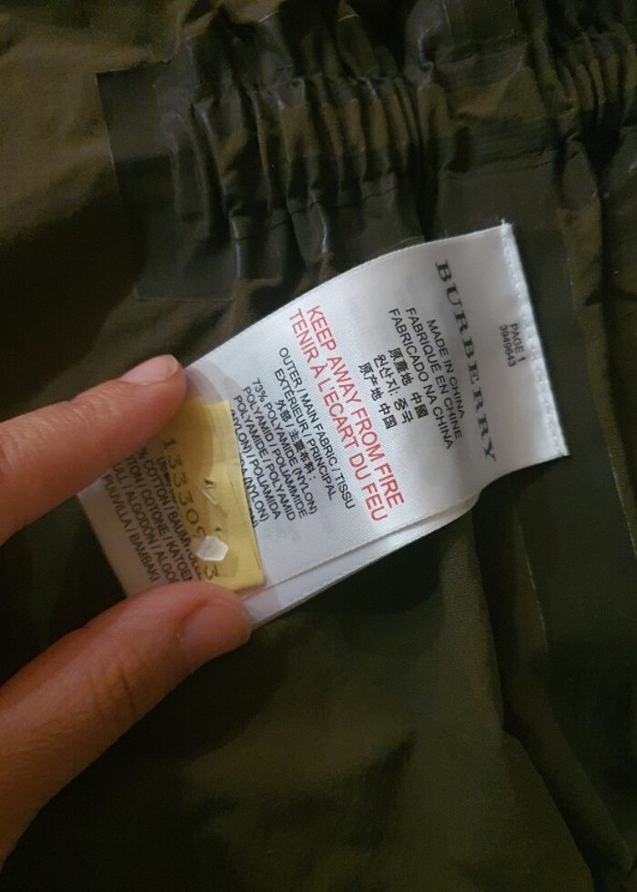 Burberry çocuk mevsimlik trençkot  - Görsel 5