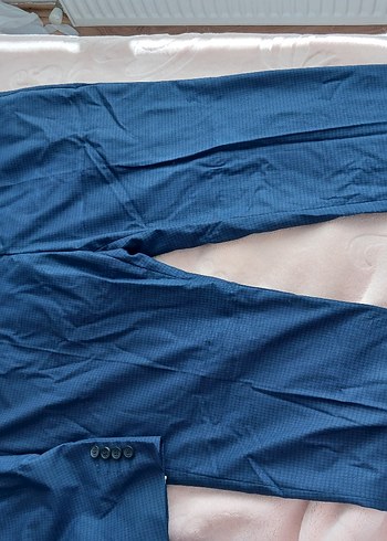 l/xl Beden Mavi Düğmeli Erkek Takım Elbise Ceket