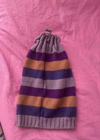 Kadın Çok Renkli Örgü Bere - Görsel 3