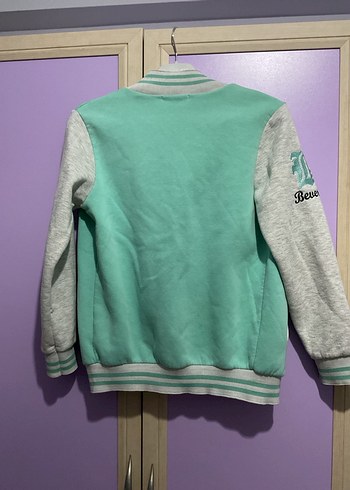 Düğmeli Turkuaz Kadın Midi Ceket - Görsel 3