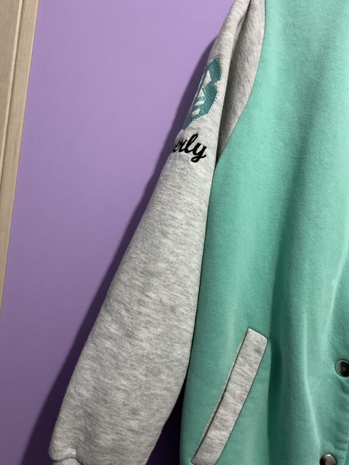 Düğmeli Turkuaz Kadın Midi Ceket - Görsel 4