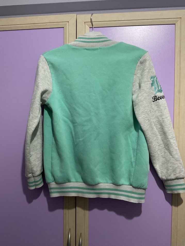 Düğmeli Turkuaz Kadın Midi Ceket - Görsel 3