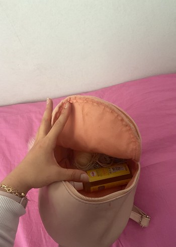 Çocuk Parlak Pembe Sırt Çantası - Görsel 4