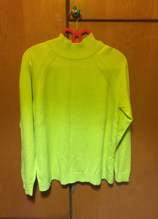 LC Waikiki Neon sarı yeşil kazak