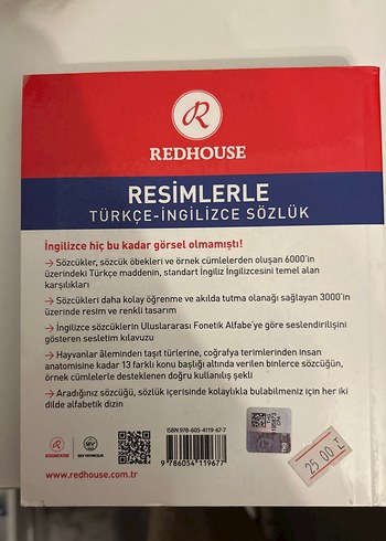 Redhouse Resimlerle Türkçe-İngilizce Sözlük - Görsel 2