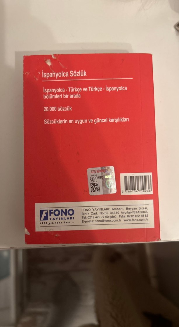 İspanyolca Cep Sözlüğü - Güncel - Görsel 2