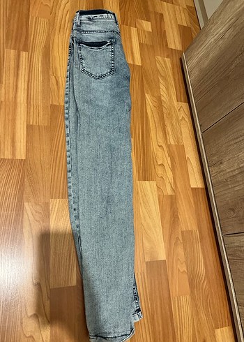 Gri Regular Fit Kadın Denim Jean - Görsel 2
