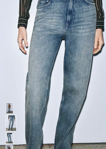 Gri Mavi Kadın Regular Fit Jean - Görsel 2