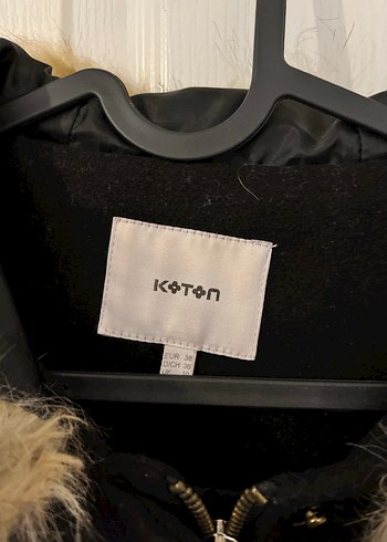 Siyah Kürklü Midi Kışlık Kadın Mont - Görsel 2