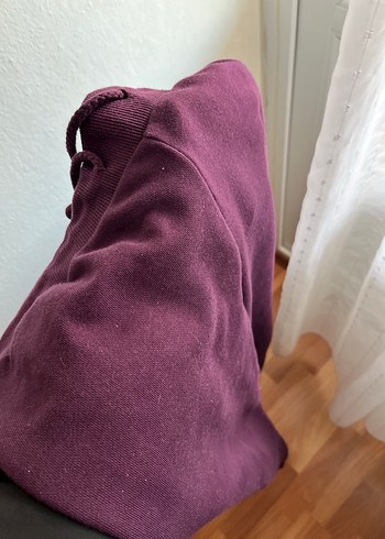 Mor Rahat Kesim Kadın Kumaş Pantolon - Görsel 2