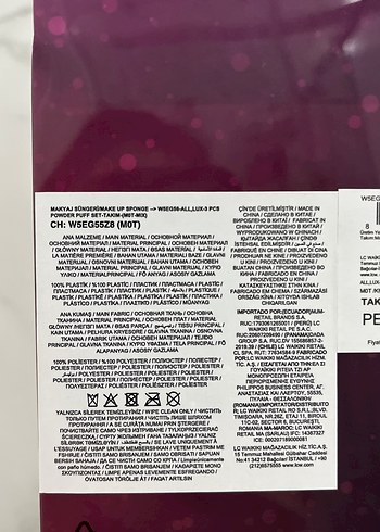 Mor LC Waikiki Makyaj Süngeri Seti - Görsel 3