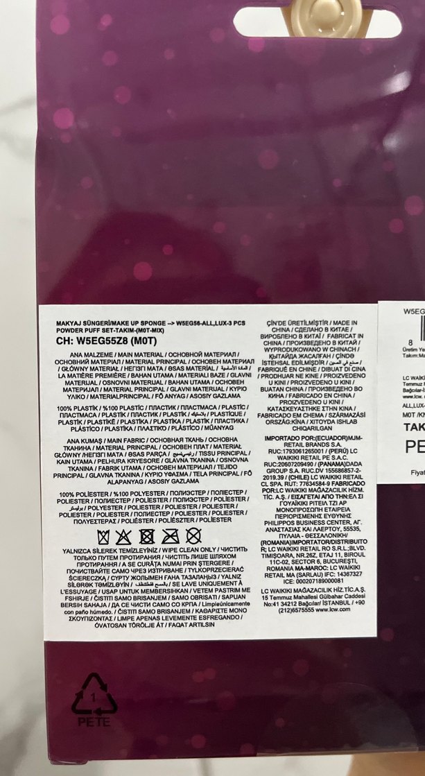 Mor LC Waikiki Makyaj Süngeri Seti - Görsel 3