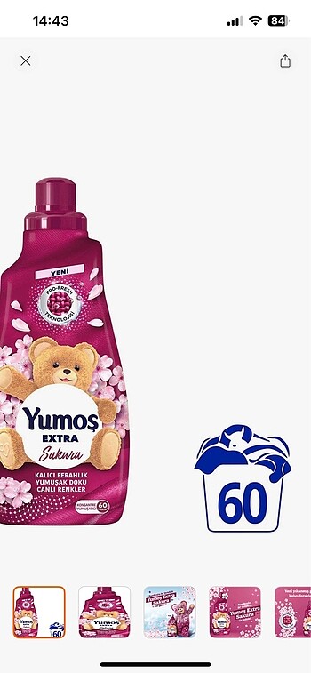 Diğer 2 adet Yumoş extra sakura