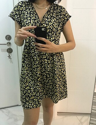 Zara desenli elbise