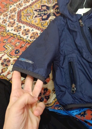 Erkek Çocuk Lacivert kapşonlu Fermuarlı Ceket - Görsel 8