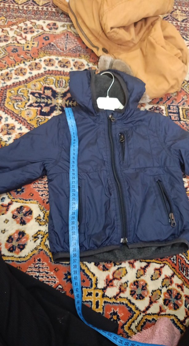 Erkek Çocuk Lacivert kapşonlu Fermuarlı Ceket - Görsel 3