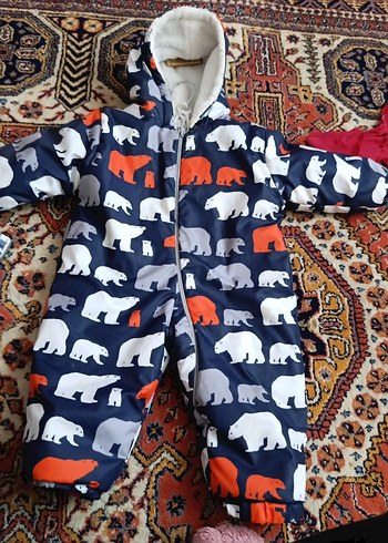 Renkli Baskılı Bebek Erkek Tulumu - Görsel 2