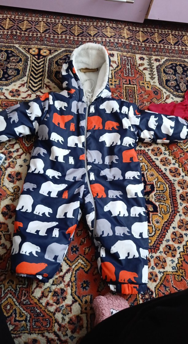 Renkli Baskılı Bebek Erkek Tulumu - Görsel 2