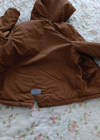 Erkek Çocuk Kahverengi Kapüşonlu Mont - Görsel 10