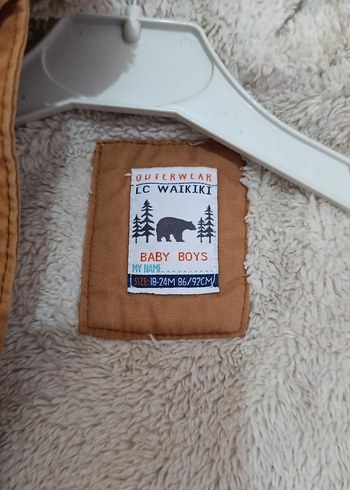 Düğmeli Erkek Çocuk camel sarısı j Mont - Görsel 4