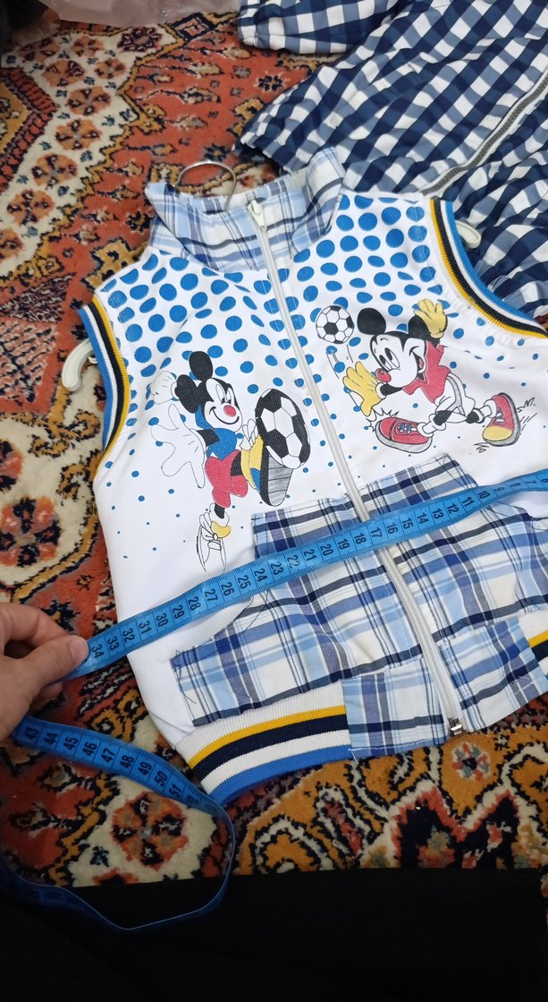 Renkli Baskılı Kapüşonlu Erkek Çocuk Yeleği - Görsel 5