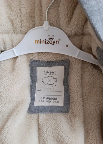 Düğmeli Gri Erkek Çocuk Polar Mont - Görsel 4